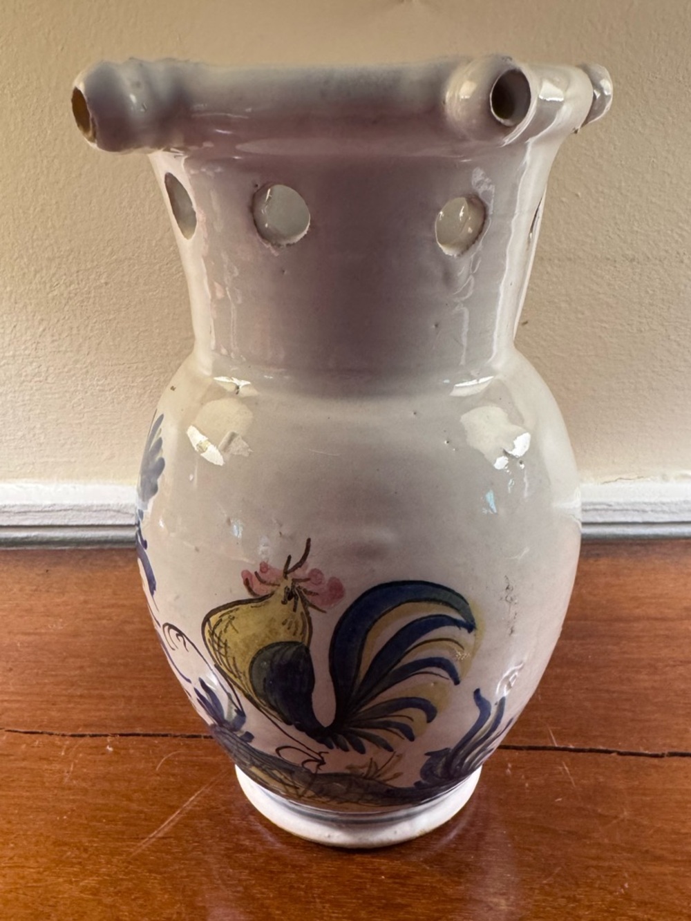 Vintage Vietri puzzle jug, EUC 8x4 1/2.